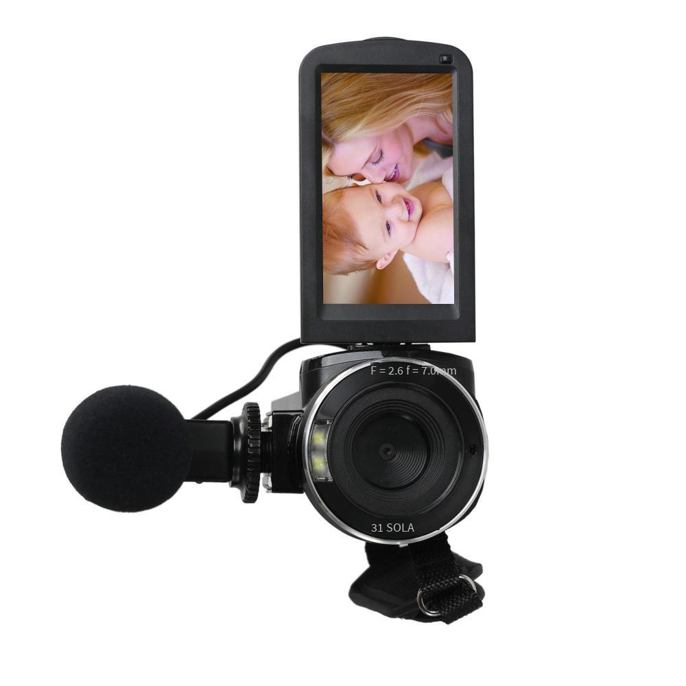 Máy quay video kỹ thuật số mới tốt nhất tầm nhìn ban đêm hồng ngoại HD màn hình cảm ứng thể thao DV camera DV02 có micrô