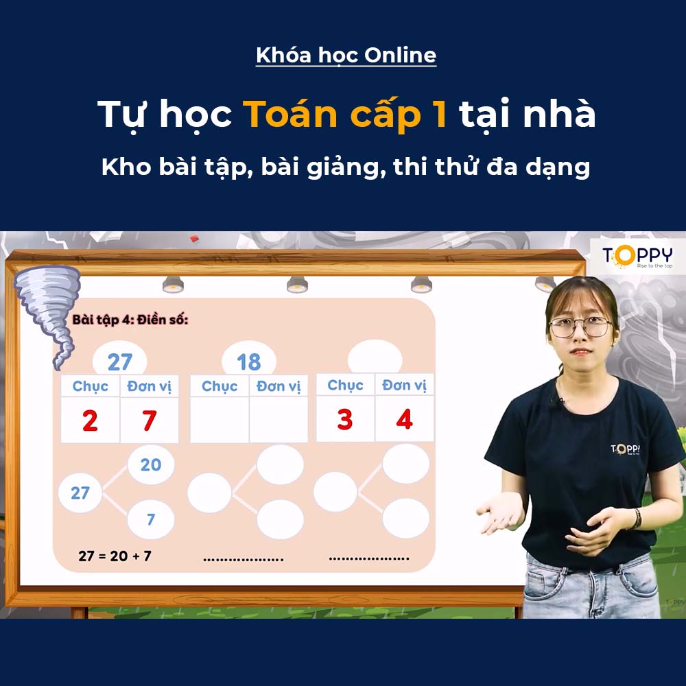 Toàn Quốc Học online môn Toán từ lớp 1 - 12 tại nhà - TOPPY