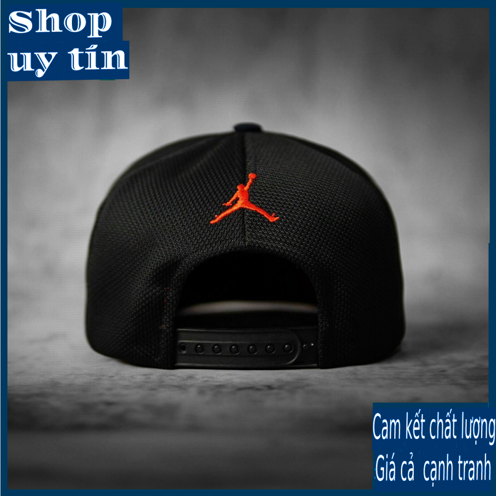 [ Miễn ship / giảm giá ] MŨ NÓN LƯỠI TRAI NAM NỮ SNAPBACK VÀNH PHẲNG JD CÁ TÍNH - xanh đen