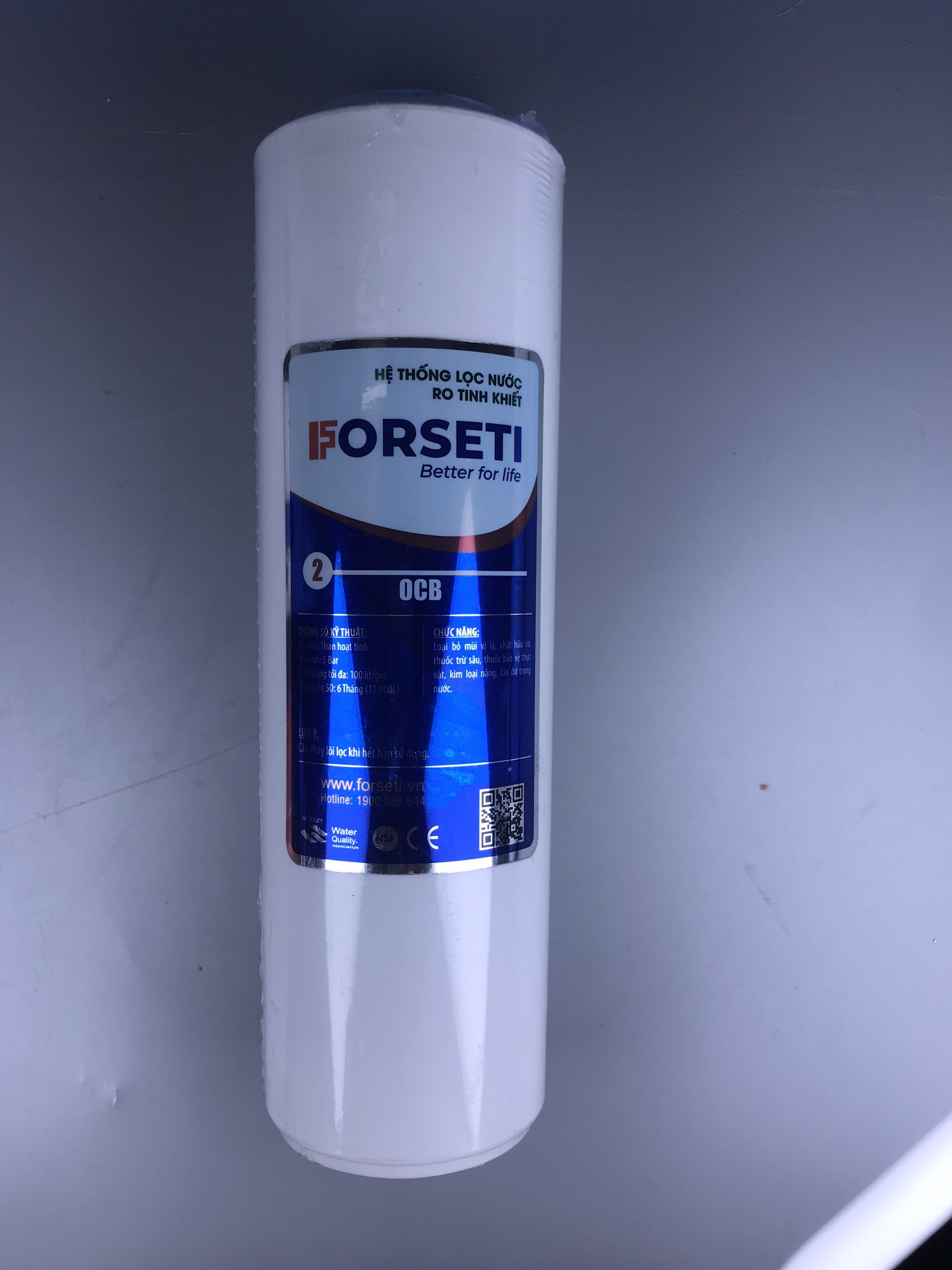 Lõi lọc nước số 2 Forseti giúp loại bỏ mùi hôi - Hàng chính hãng
