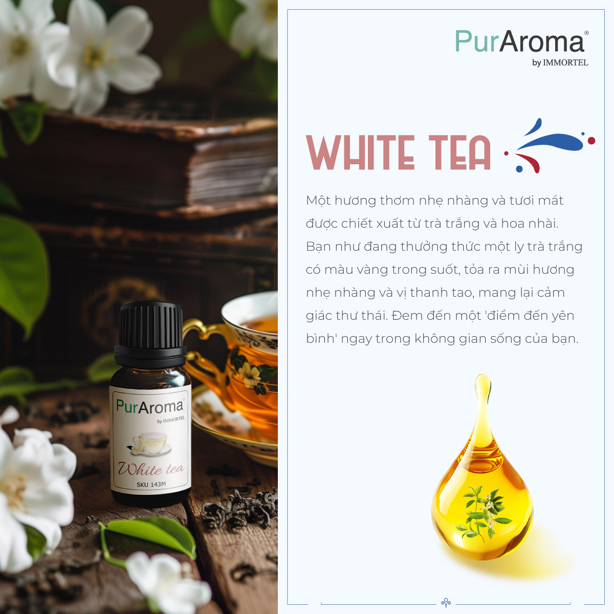 (BST Bastille) Tinh Dầu Thiên Nhiên Đậm Đặc - 10mL - Mua 2 Tặng 1 - Chính hãng Pháp