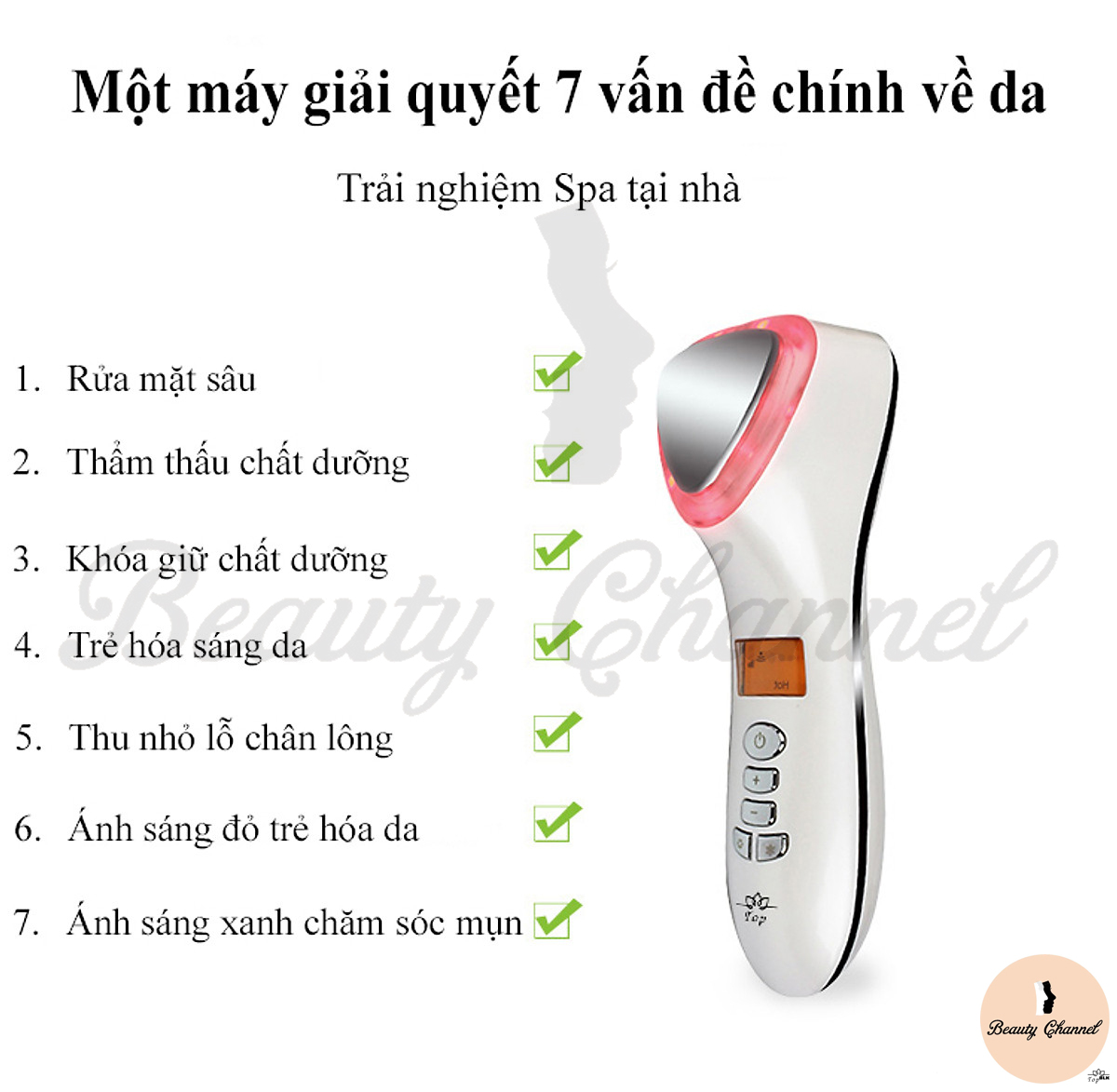 Máy Massage Mặt Làm Đẹp Da Photon Nóng Và Lạnh, Rửa Sạch Sâu, Thu Nhỏ Lỗ Chân Lông, Tăng Cường Hấp Thụ Và Khóa Giữ Tinh Chất Dưỡng Da