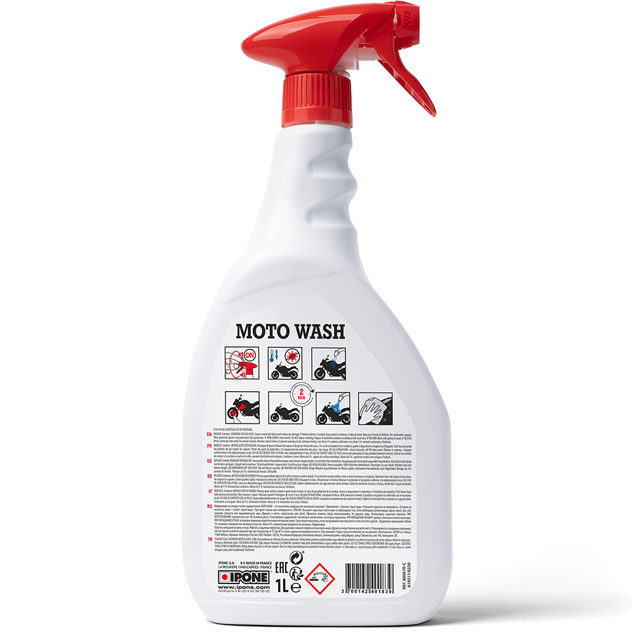 Chai Xịt Tẩy Rửa Siêu Sạch Tạo Bọt Ipone Moto Wash (1L) - Hàng Chính Hãng