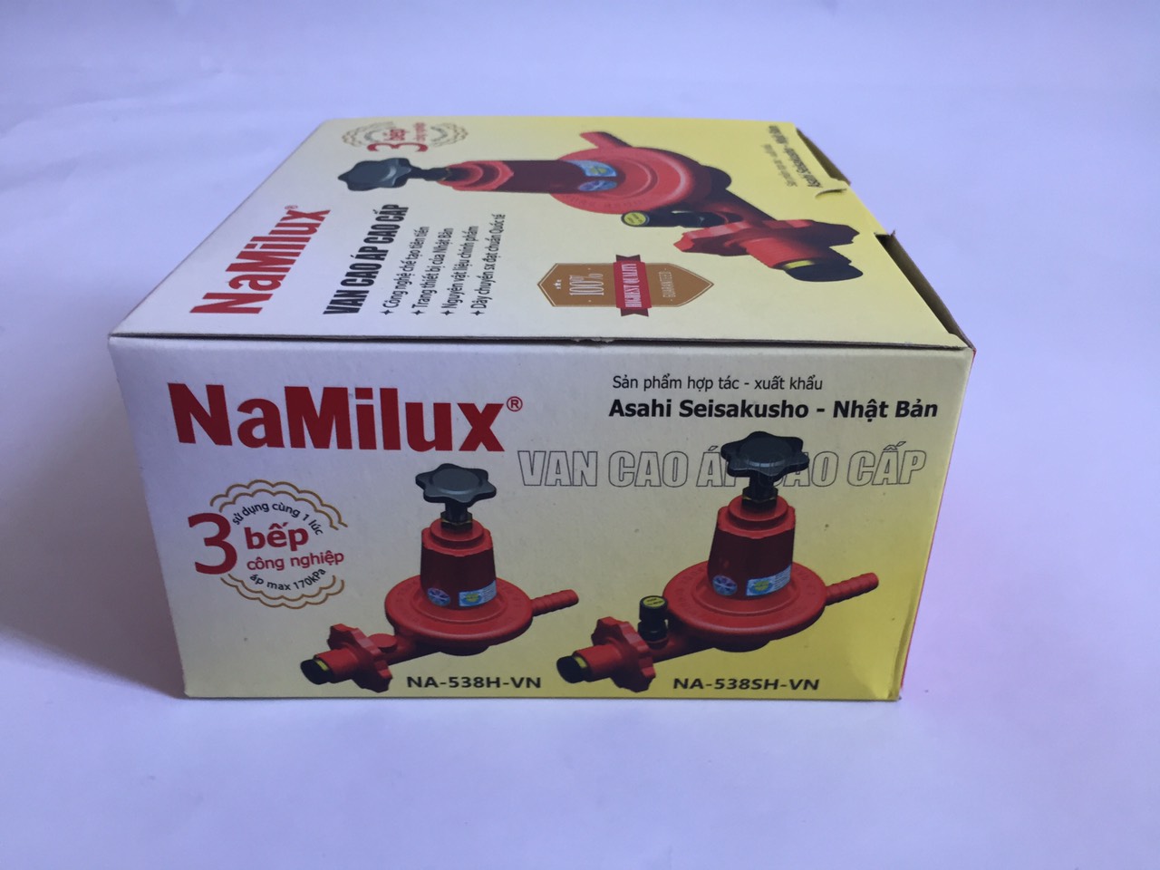 Hình ảnh Van gas cao áp cao cấp NaMilux NA-538SH-VN dùng cho bếp công nghiệp(bếp khè)- Hàng chính hãng