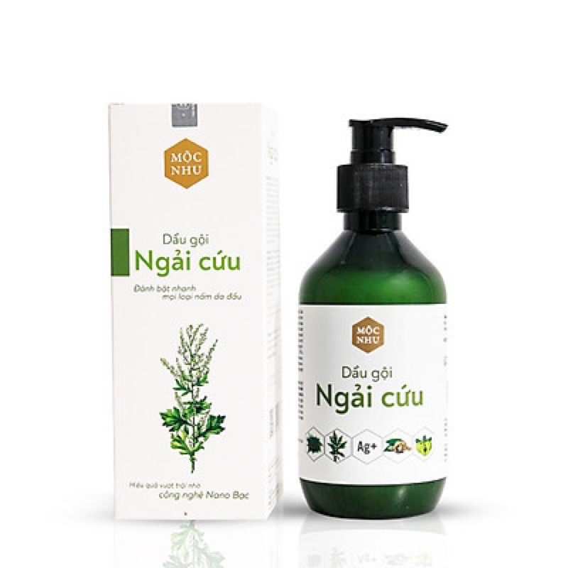 [Mộc Nhu] Dầu Gội Ngải Cứu Mộc Nhu 300ml - Giảm Gàu Ngứa - Giảm Nấm Da Đầu