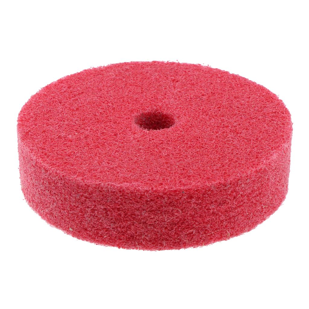 2x3'' Nylon Fiber Polishing Wheel Grinding Wheel for Bench Grinder Red