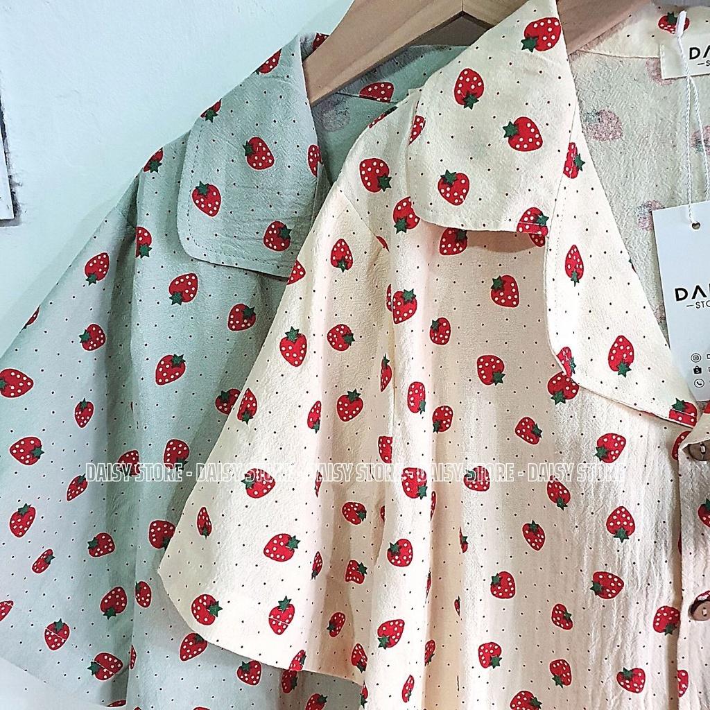 Pyjama đùi thô đũi dâu