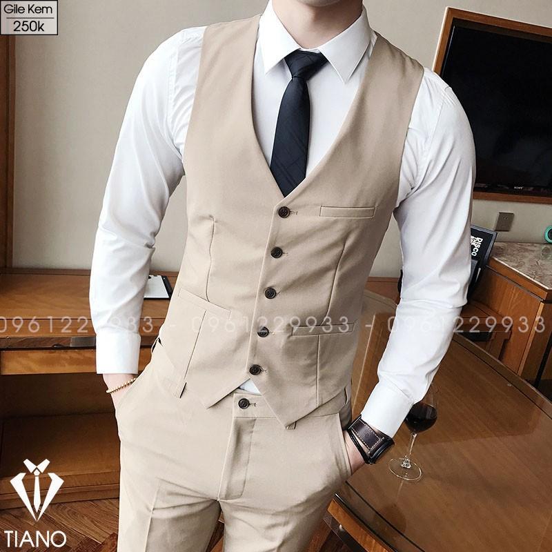 Áo Gile cao cấp theo màu vest chất vải cao cấp form ôm đẹp.