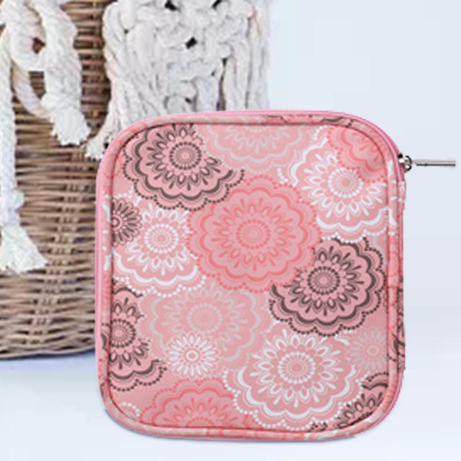 Knitting Storage Bag Knitting Bag Sturdy Travel for Scissors with Zipper Storage Bag Rectangle Crochet Bag Crochet Hook Case