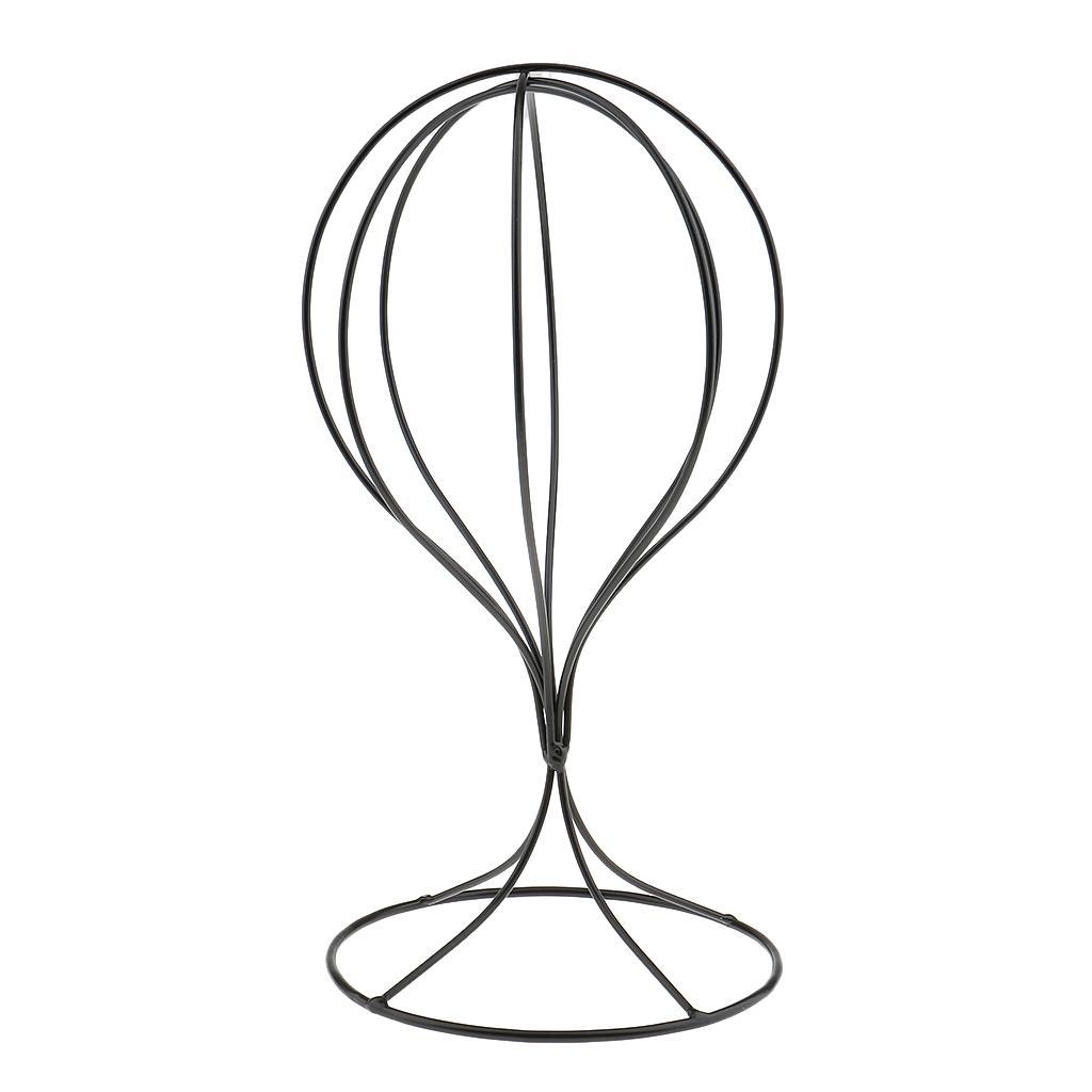 6Pcs Metal Hat Holder Hair Wigs Rack Stand Round Base Tool for Shop Home