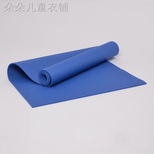 (́ ̉) Thảm Tập Yoga Siêu Mỏng Chống Trượt Bằng Nhựa Pvc ( MẪU MỎNG- KO TÚI)