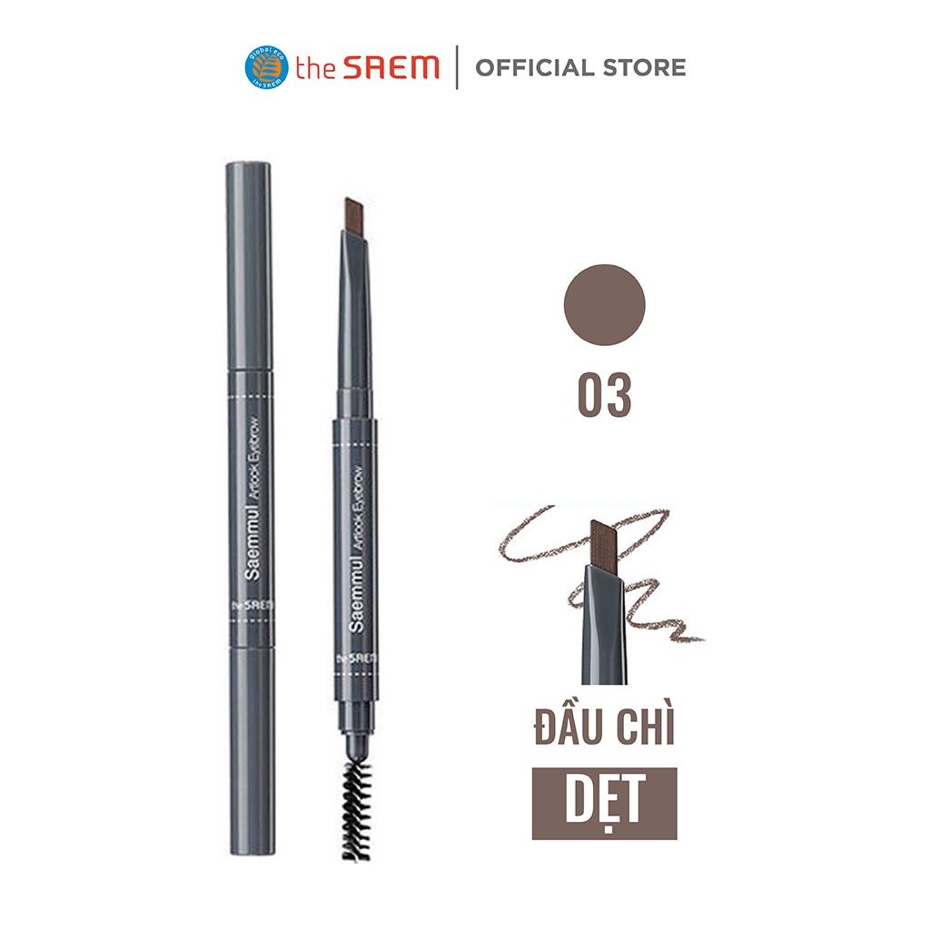 Chì Kẻ Mày Ngang 2 Đầu The Saem Saemmul Artlook Eyebrow (0.2g)