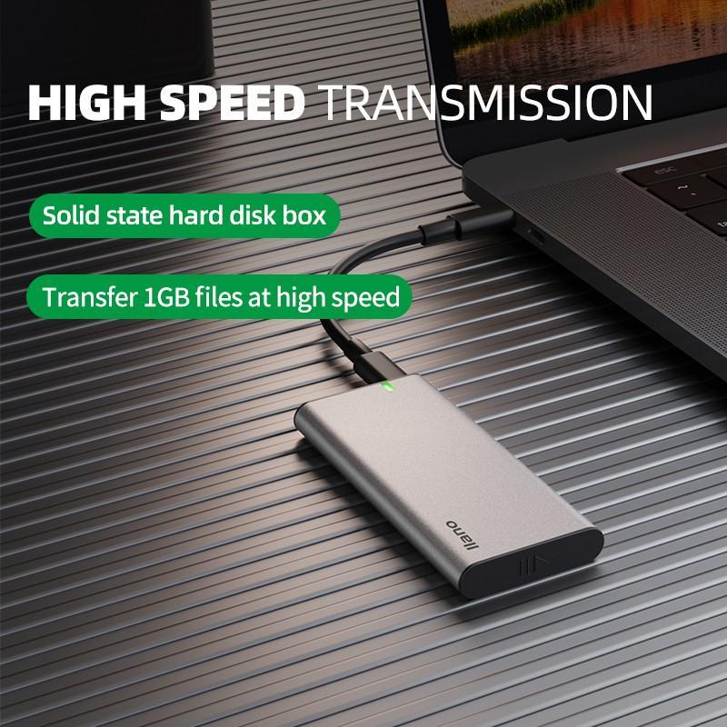 Llano Hộp đựng ổ cứng cổng USB type-C 10Gbps PCIe M2 SATA NVME NGFF 5Gbps cho SSD M.2 2230/2242/2260/2280