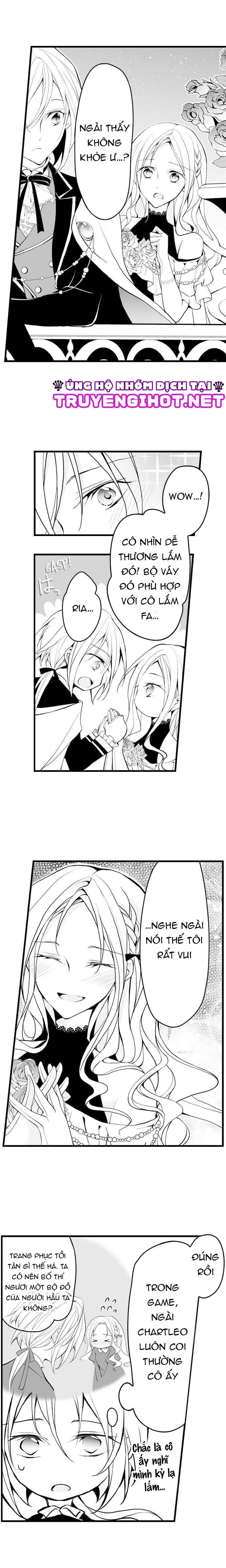 [15+] chuyển sinh thành hoàng tử phản diện, nhưng thực ra nam phản diện đó lại là con gái chapter 4.1 4