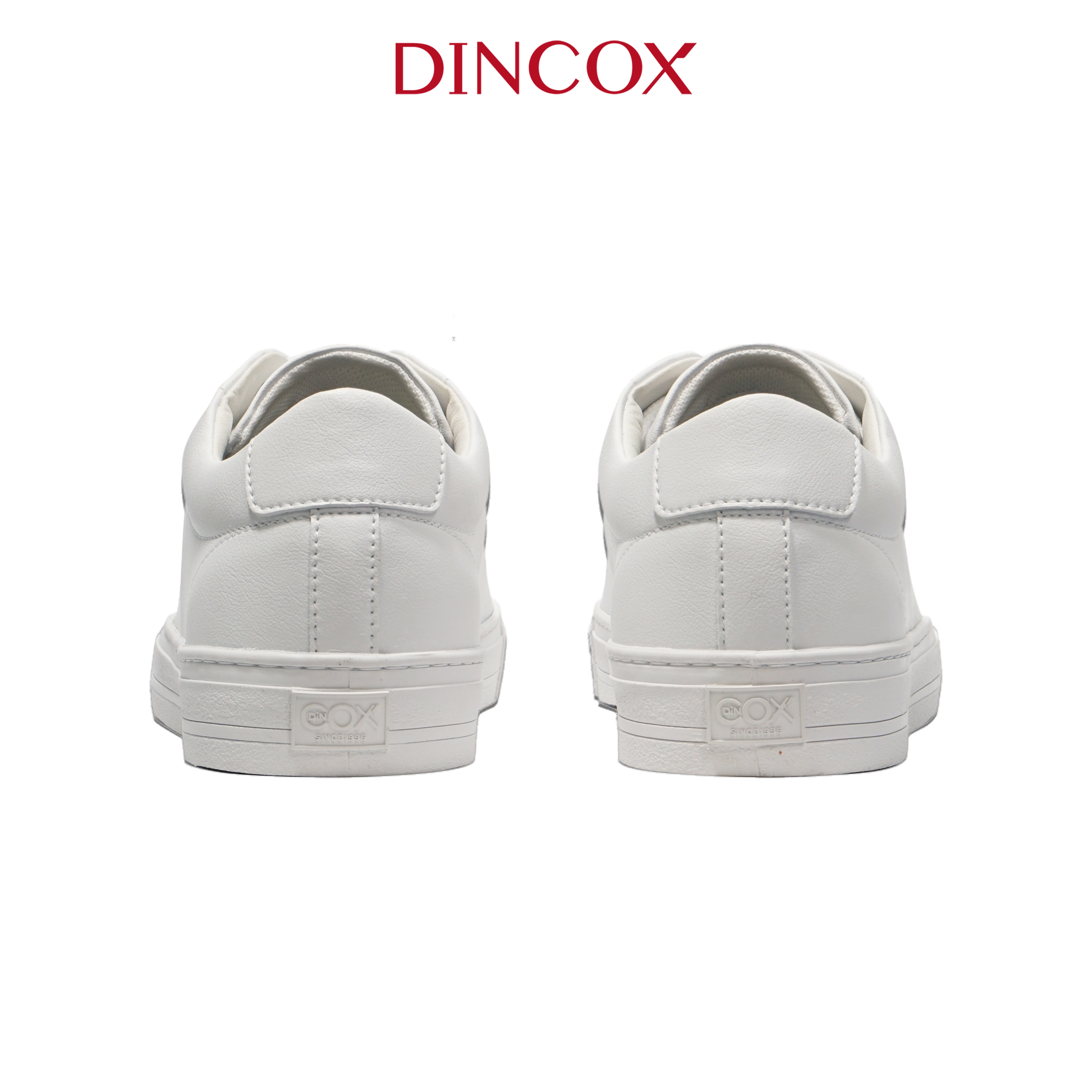 Giày Sneaker Da Unisex DINCOX D20 White Năng Động Cá Tính