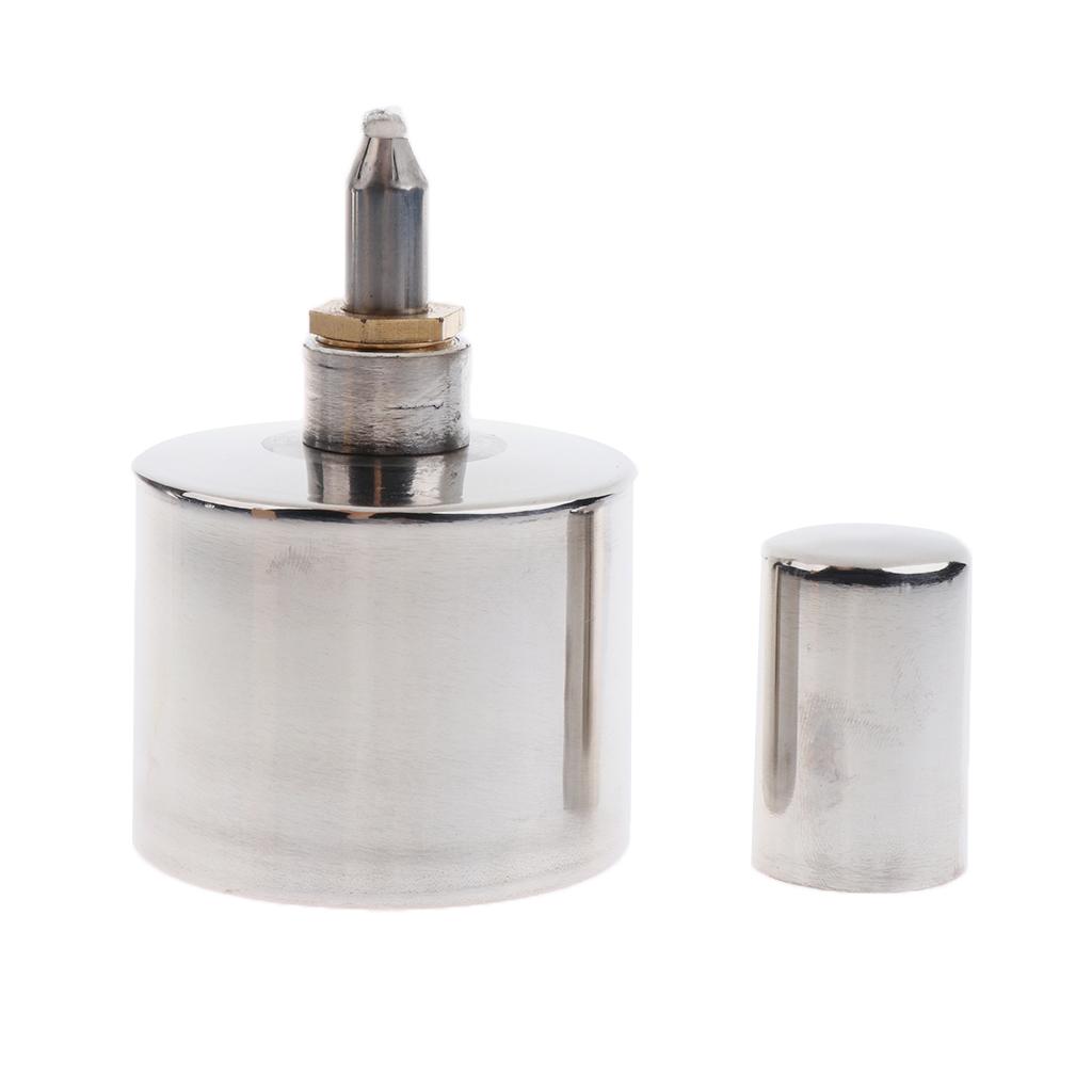 Heavy-Walled Lab Alcohol/Spirit Lamp/Burner Stainless Steel With Wick 200ml