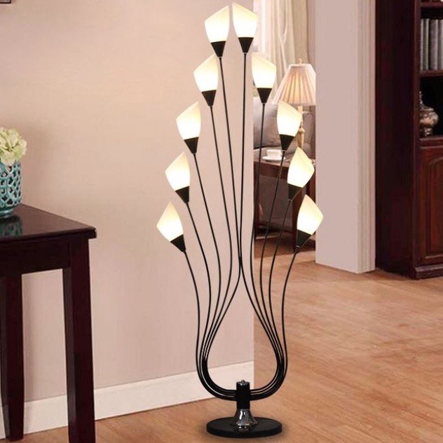 Đèn sàn kiểu dáng hiện đại trang trí nội thất cao cấp - kèm bóng LED chuyên dụng.