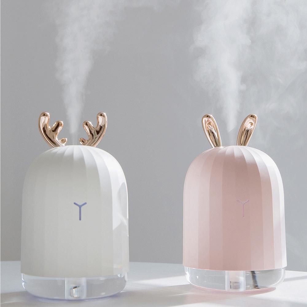 Chất Lượng Cao 220ML Siêu Âm Thanh Máy Tạo Độ Ẩm Không Khí Tinh Máy Khuếch Tán Tinh Dầu Cho Nhà Xe Hơi USB Phun Sương Tạo Ẩm Hình Ếch Con Phun Sương Tạo Có Đèn LED đèn Ngủ