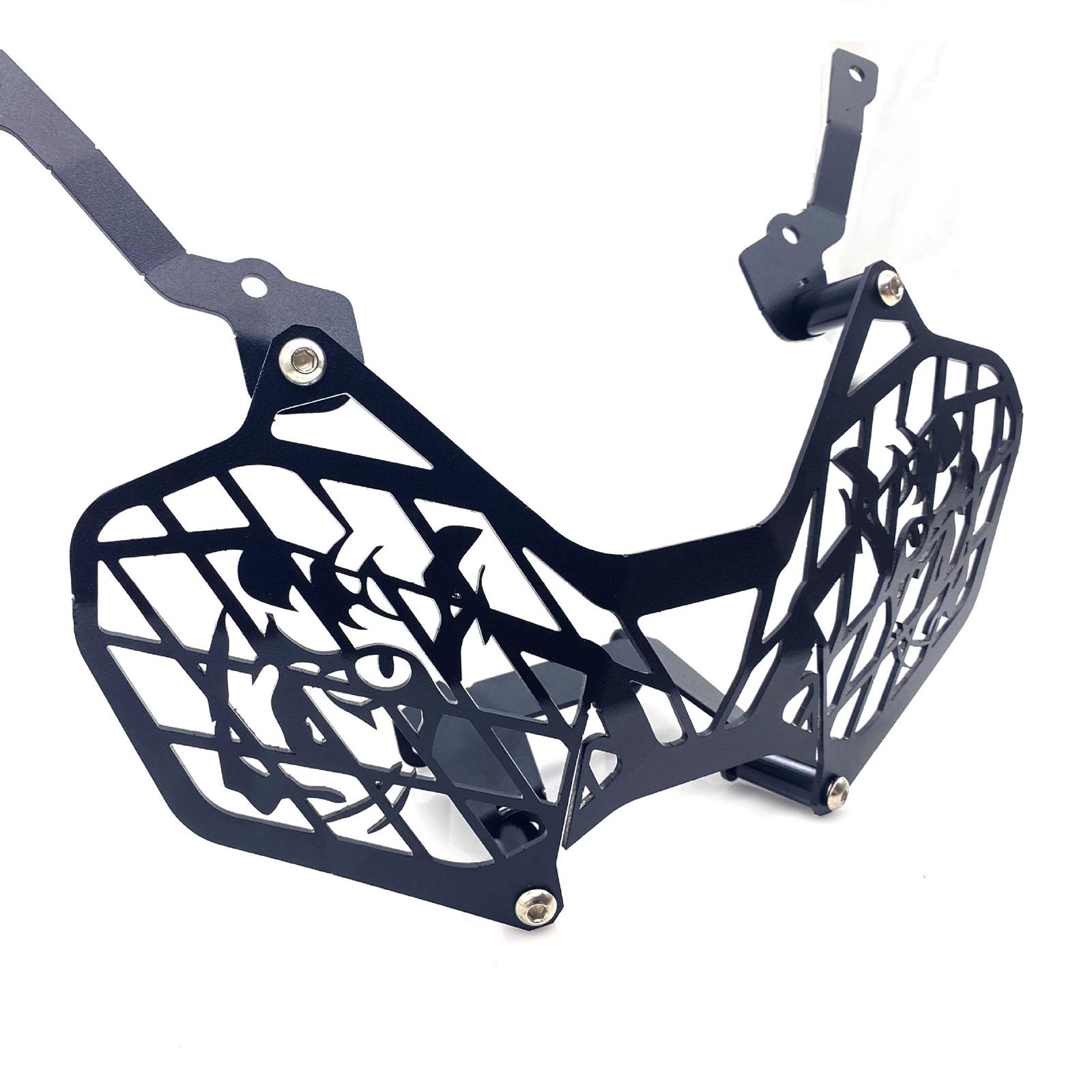Motorcycle Headlight Cover Guard Grille Cover Stainless Steel Light Bracket Fit for Triumph Tiger 900/Rally/Rally Pro/GT/GT PRO