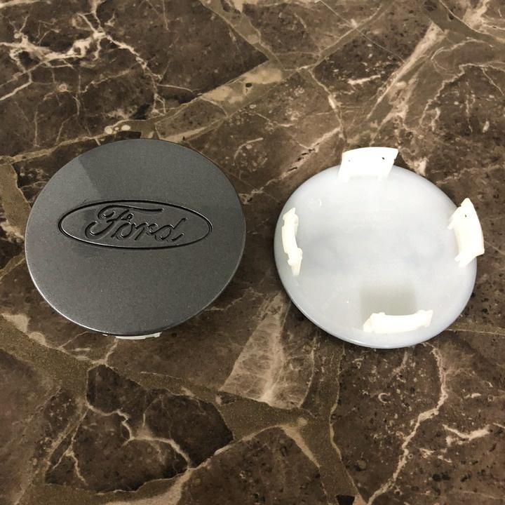 Logo chụp mâm, ốp vành bánh xe ô tô hãng Ford đường kính 70mm, chất liệu nhựa ABS