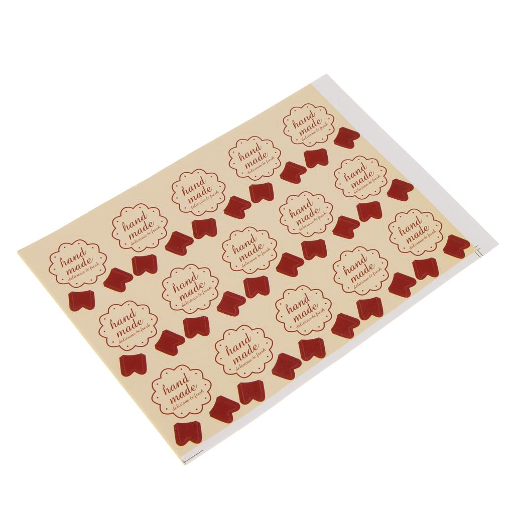 10 x 15pcs Handmade Sealing Sticker Envelope Card Paste DIY Accessories