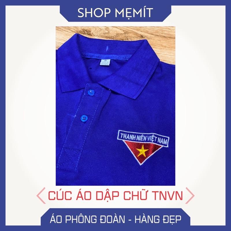 Combo Áo Phông Đoàn TN logo thêu hàng đẹp và mũ Đoàn lưỡi trai