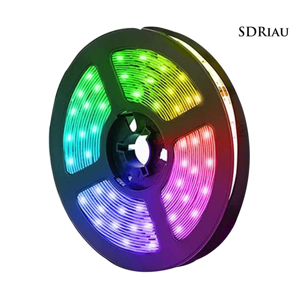 Dây Đèn Led 12v 2a Chống Nước 5050 Rgb Kèm Điều Khiển Từ Xa Cho Xe Hơi