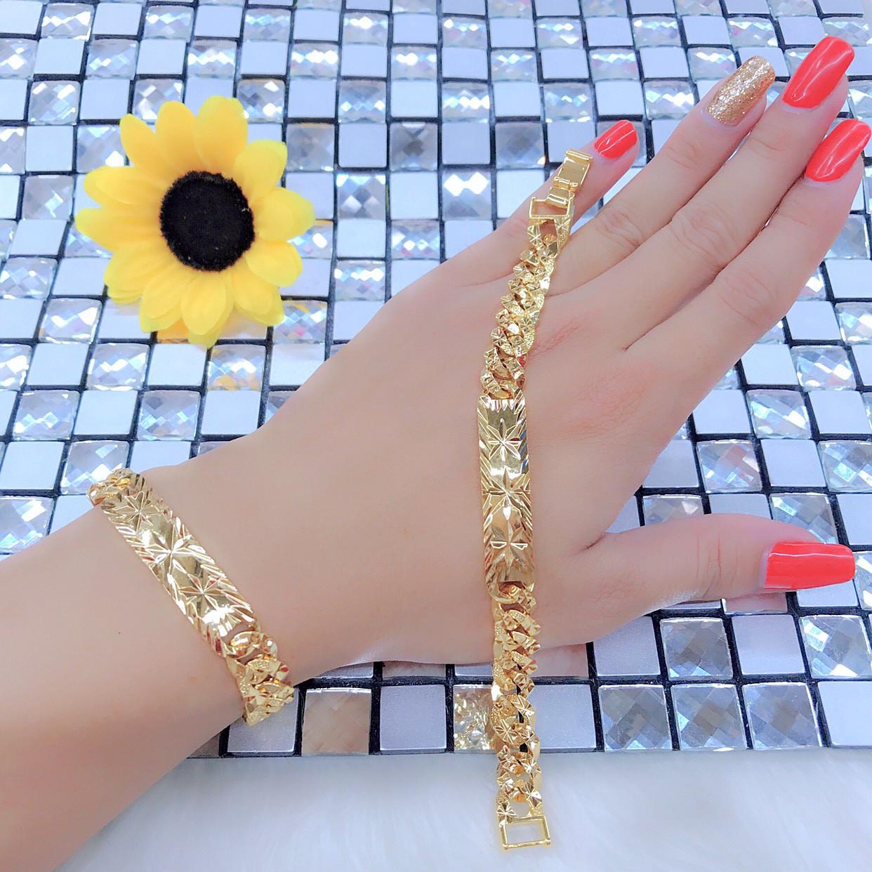 Lắc Tay Nữ Mẫu 07-1708 Mạ Vàng 24K