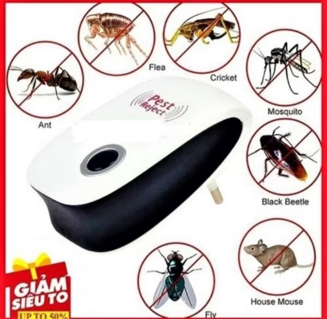 MÁY ĐUỔI MUỖI CÔN TRÙNG THẾ HỆ MỚI BẰNG SÓNG SIÊU ÂM