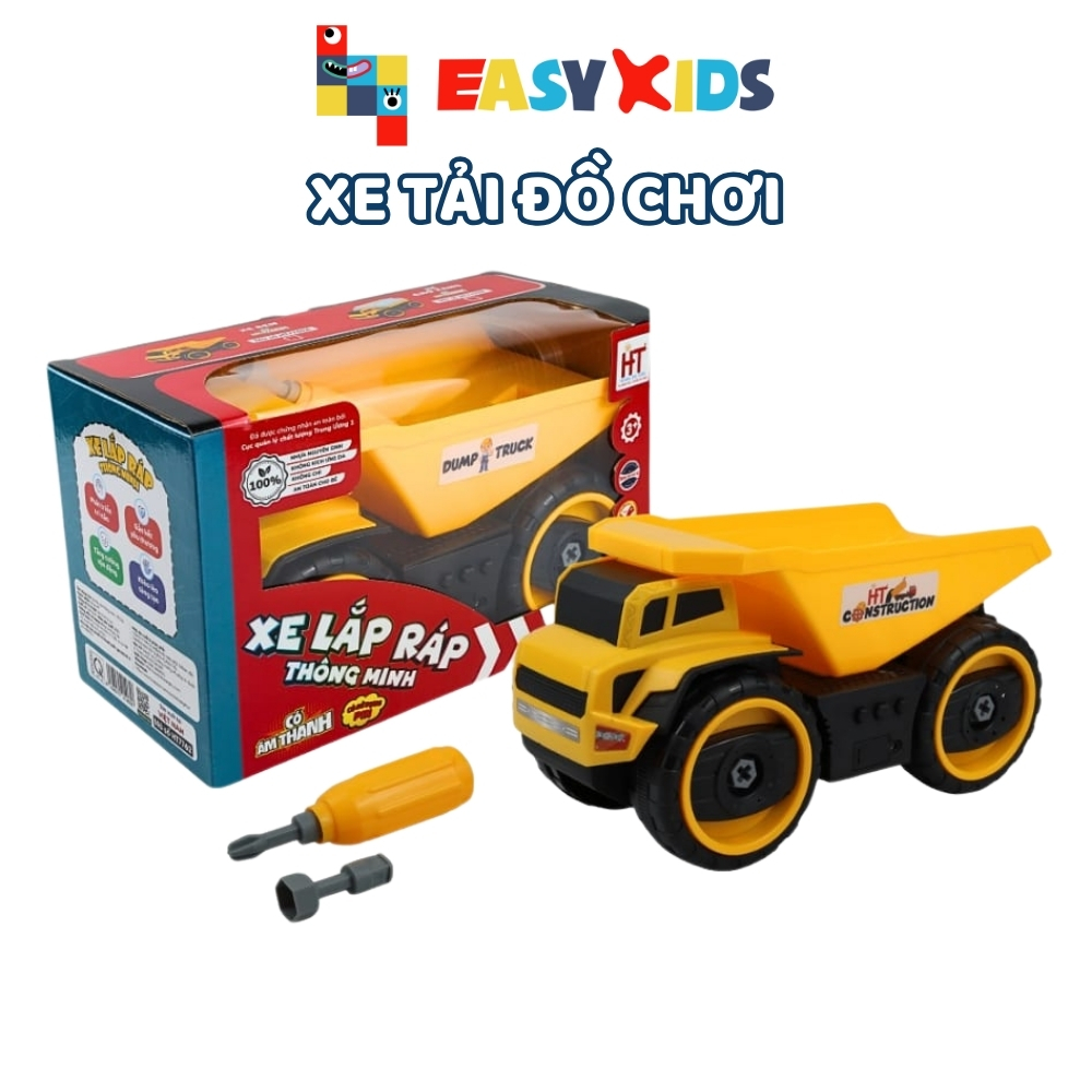 Xe Tải, Xe Ben, Xe Cứu Thương, Xe Cảnh Sát Cảnh Sác, Xe Bồn Đồ Chơi Có Âm Thanh Mô Hình Xe Cho Bé