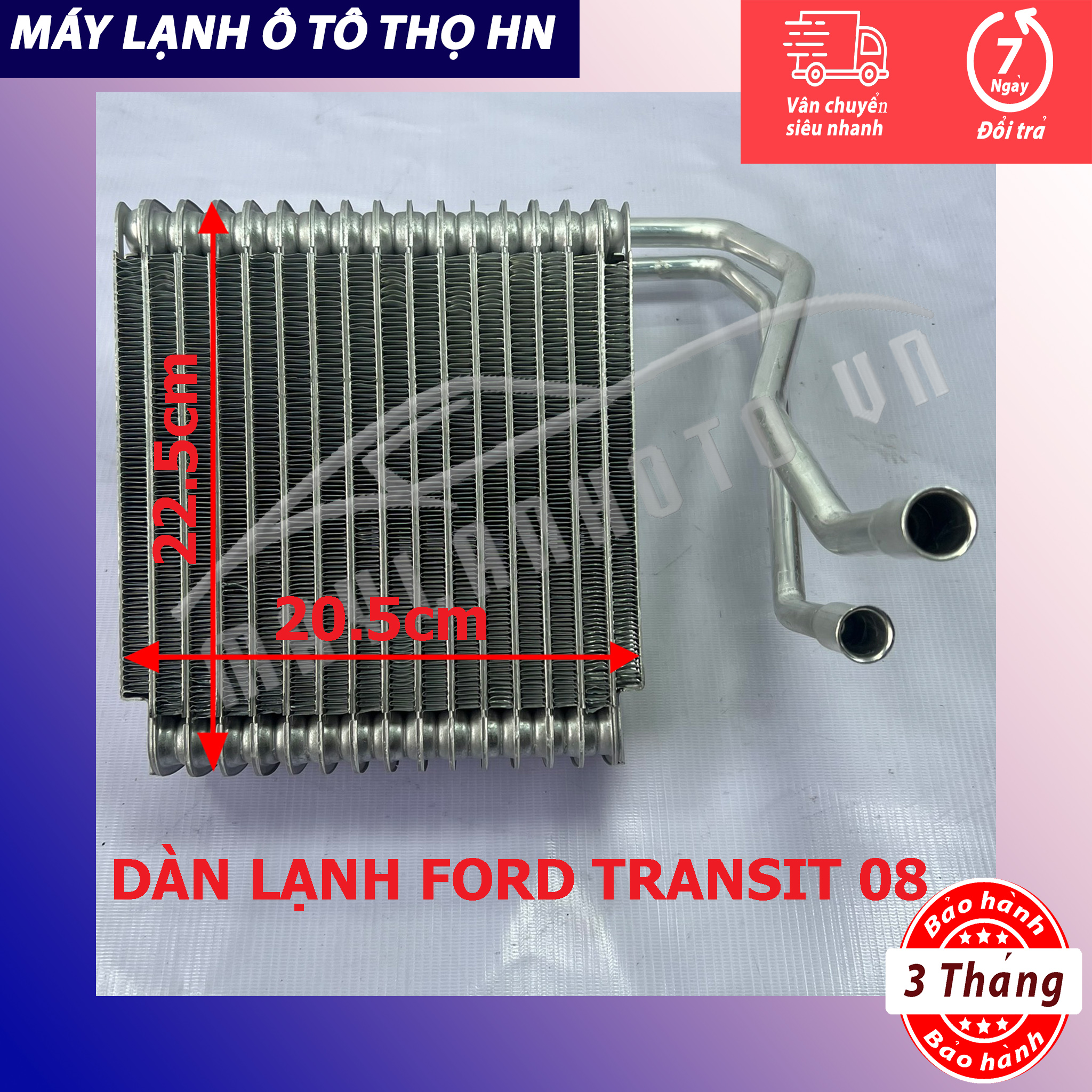 Dàn lạnh Ford Transit 2008 2009 2010 hàng HBS Trung Quốc 08 09 10