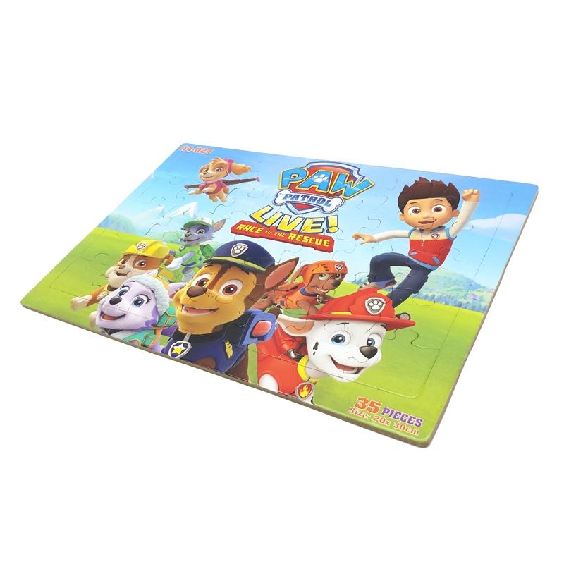 Bộ Xếp Hình Khổ A4 Puzzle Minh Châu 35-024 - Paw Patrol Live (35 Mảnh Ghép)