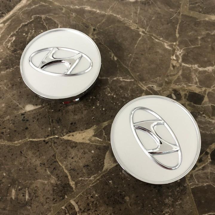 Logo chụp bánh xe ô tô Hyundai HY-60 Kích thước 60mm