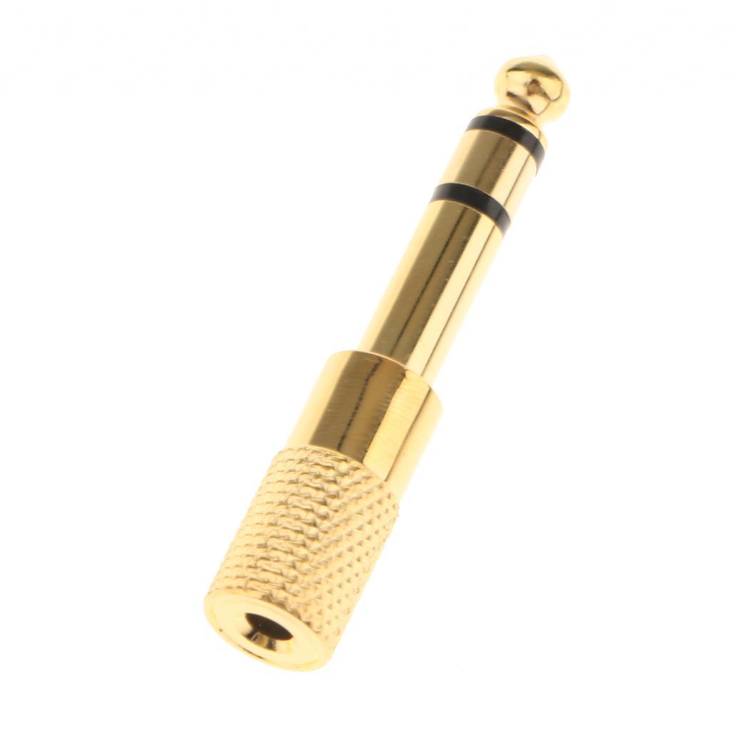 Headphone Adapter 6.35 mm Male to 3.5 mm Female Pulg