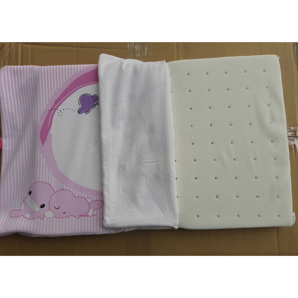 Gối cao su non kuku thế hệ mới siêu mềm mịn và đàn hồi KU-PLUS 29,5x43x2,5cm ku2047 new