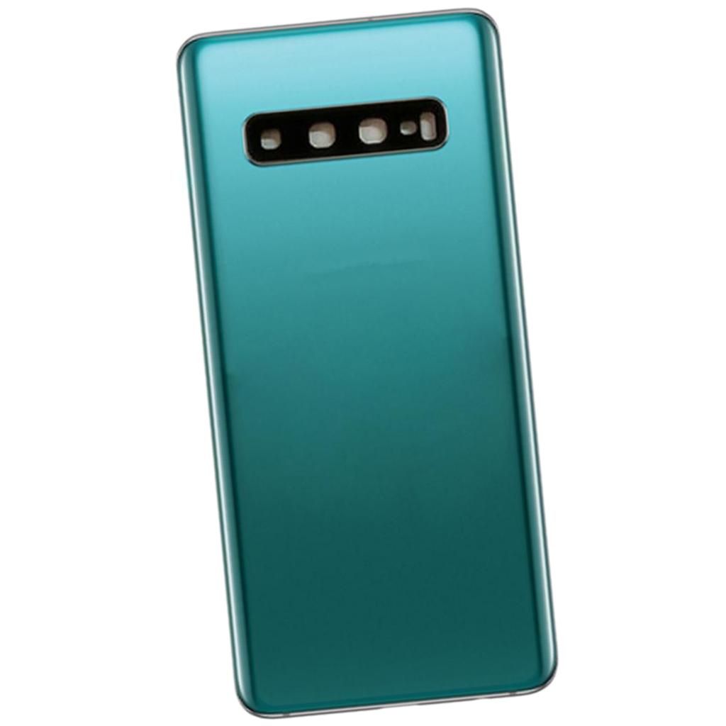 Lưng Thay Thế Kính ửa Sau Lắp Ống Kính Máy Ảnh Và Khung dụng ụ Tháo Lắp & Keo Cho Samsung Galaxy S10+ Plus