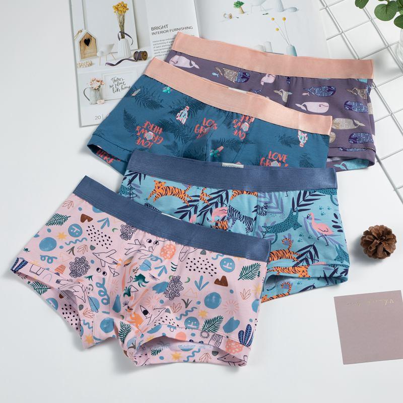 Sịp Đùi- Quần Lót Nam Boxer Cotton Họa Tiết Trẻ Trung, Hot Trend K451