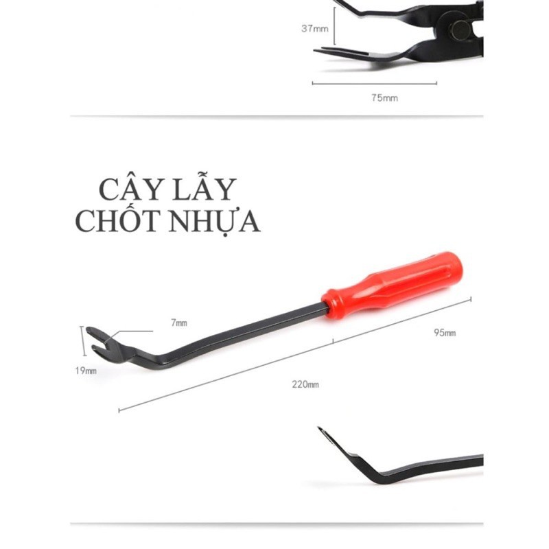 Bộ cậy taplo ô tô, Bộ nạy nhựa ô tô Full đầy đủ