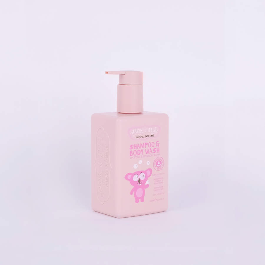 Sữa tắm gội tự nhiên cho bé Jack N' Jill - Màu hồng 300ml (Từ 6 tháng)
