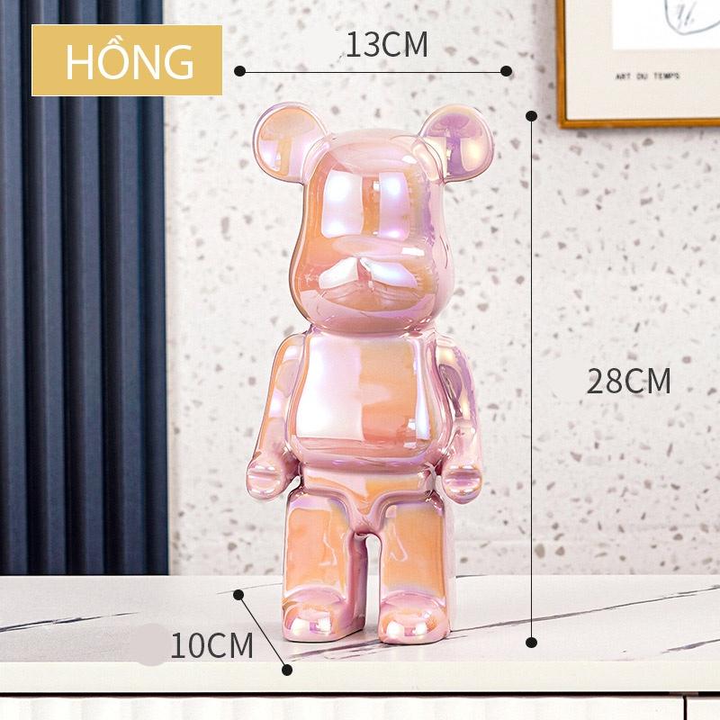 Tượng Gấu – Bearbrick11, tượng trang trí, trang trí bàn, quà tặng decor