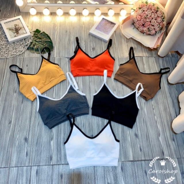 Áo bra viền siêu hót có mút ngực - mua hoa đơn trên 300k nhận 1 phần quà nhỏ từ shop CAROTSHOP