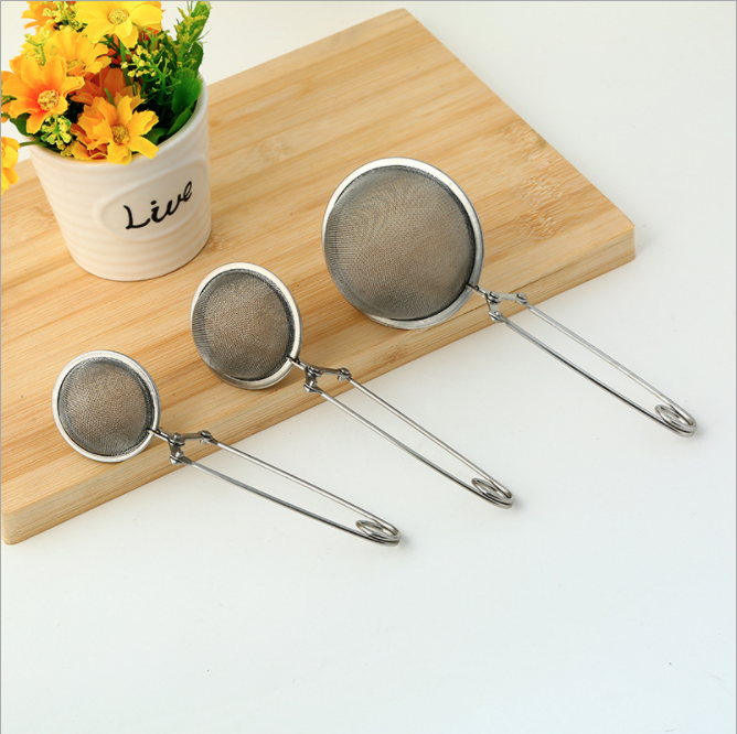 Kẹp Lọc Trà Inox ️ ️ Dụng Cụ Lọc Inox, Có Tay Cầm,