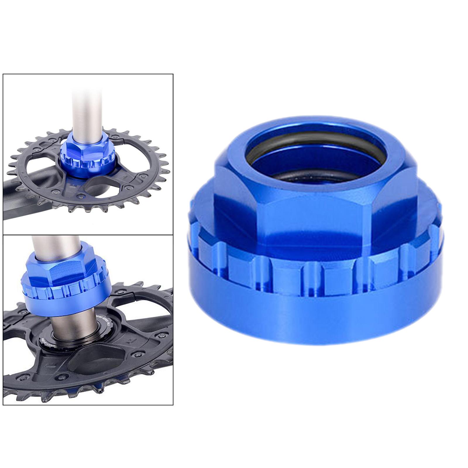 12-Speed Chainring Lock Ring Road Bike Rotor Lockring Bottom Bracket Chainset Removal Installation Tool Bicycle Cycle Equipment for Shimano M7100