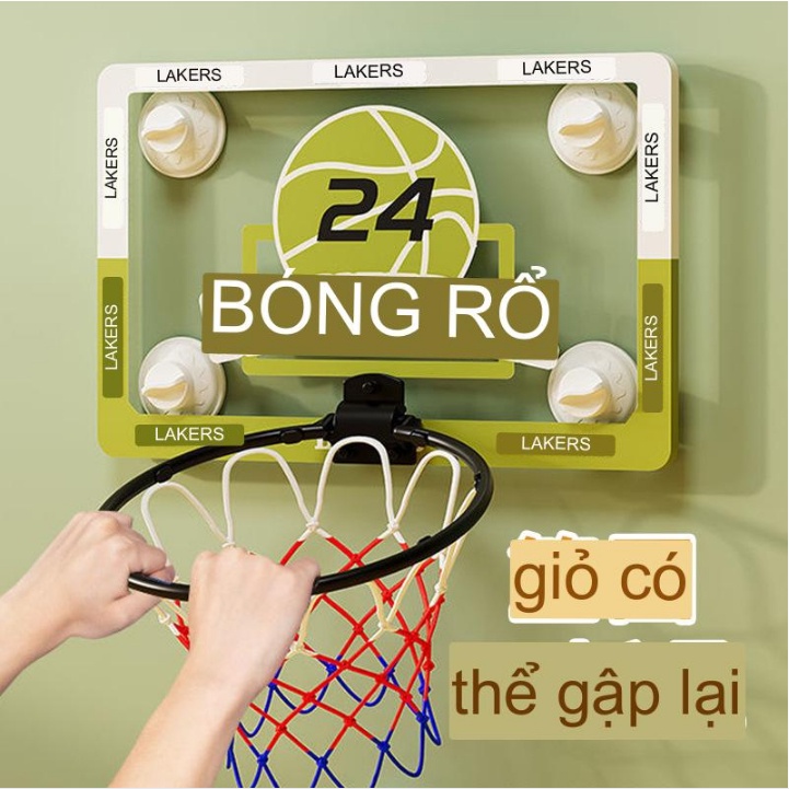 Bảng Chơi Bóng Rổ Treo Tường  Basketball Hoop NBA Size Lớn 52x36cm