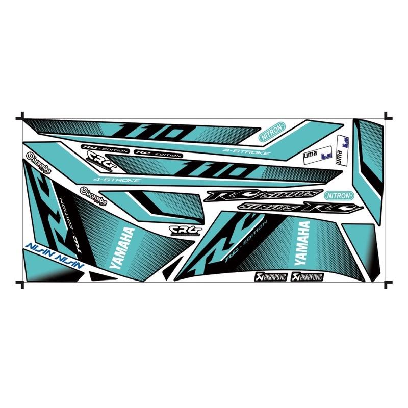 Tem rời xe Sirius RC decal cao cấp