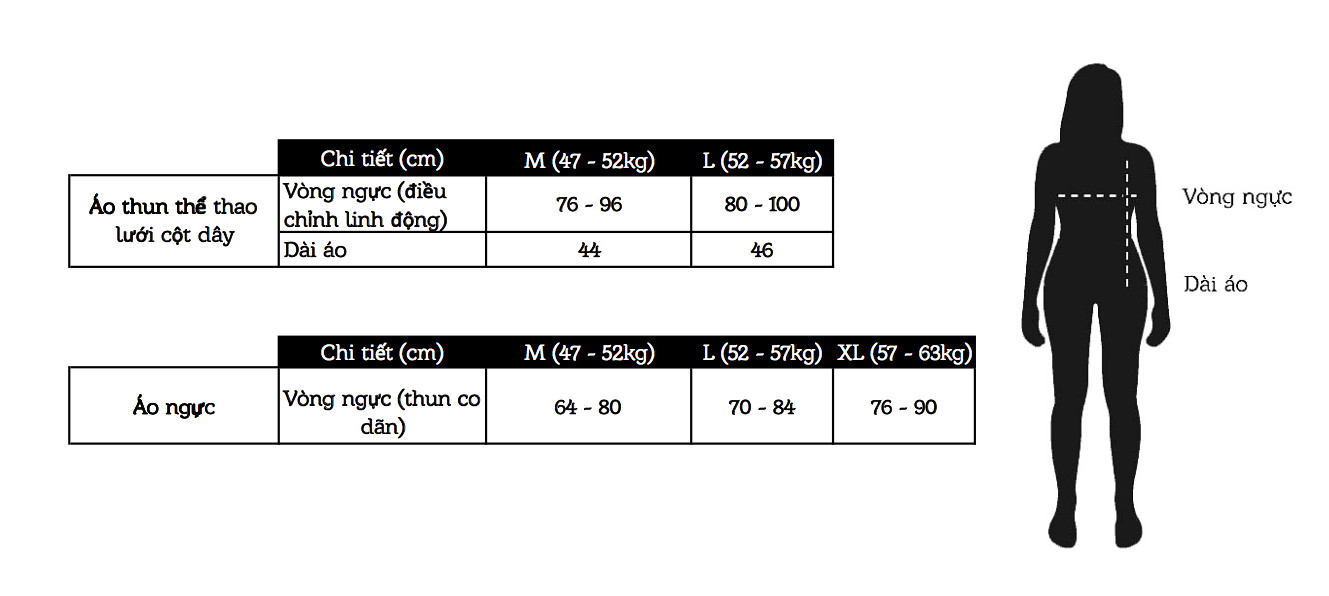 Combo bộ đôi áo lưới - áo ngực đa năng LMcation Elisa Bella trắng & Quần váy đa năng Gym-to-swim LMcation Jean