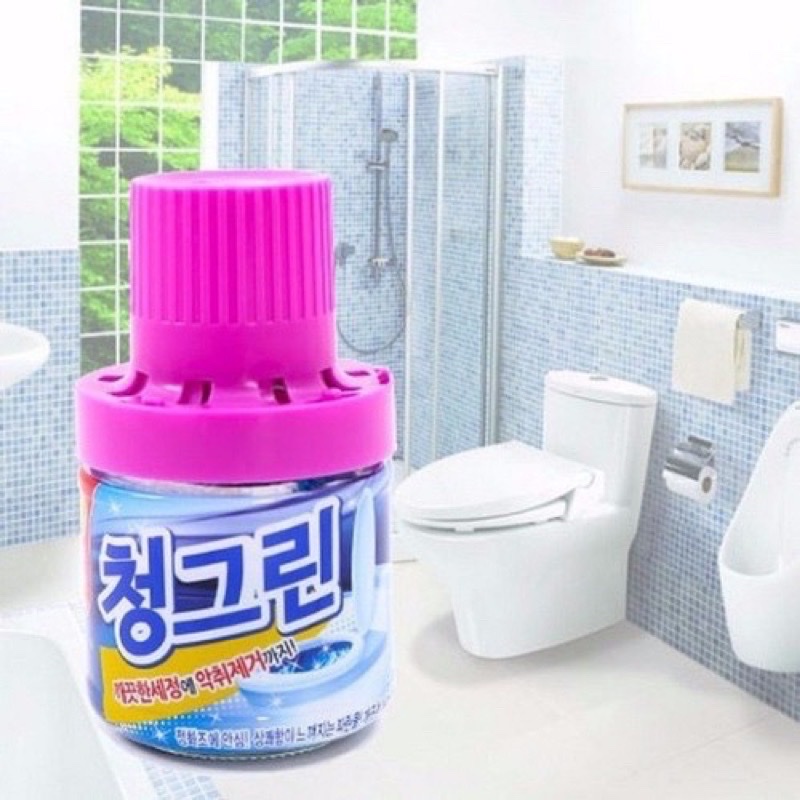 Chai thả tẩy bồn cầu Hàn Quốc , diệt khuẩn và tỏa hương thơm dịu nhẹ , lọ thả bồn cầu trắng sạch thơm mát nhà vệ sinh 