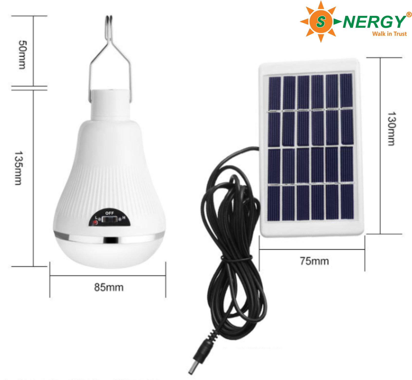 Bóng đèn led tiết kiệm năng lượng sạc bằng năng lượng mặt trời, bóng đèn sạc điện