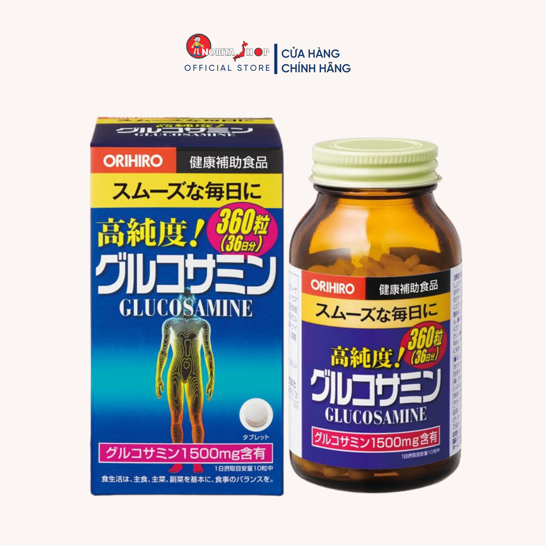 Viên uống bổ xương khớp Glucosamine Orihiro 360 Viên