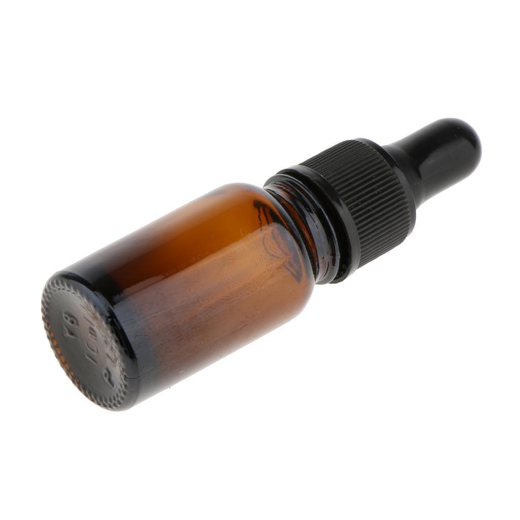 24x Glass Refill Eye Dropper Bottles Essential Oil Perfume Pipette Vials